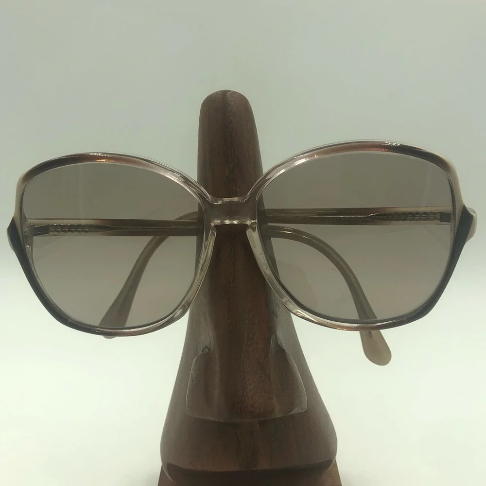 Vintage Avant Garde Brown Butterfly Sunglasses